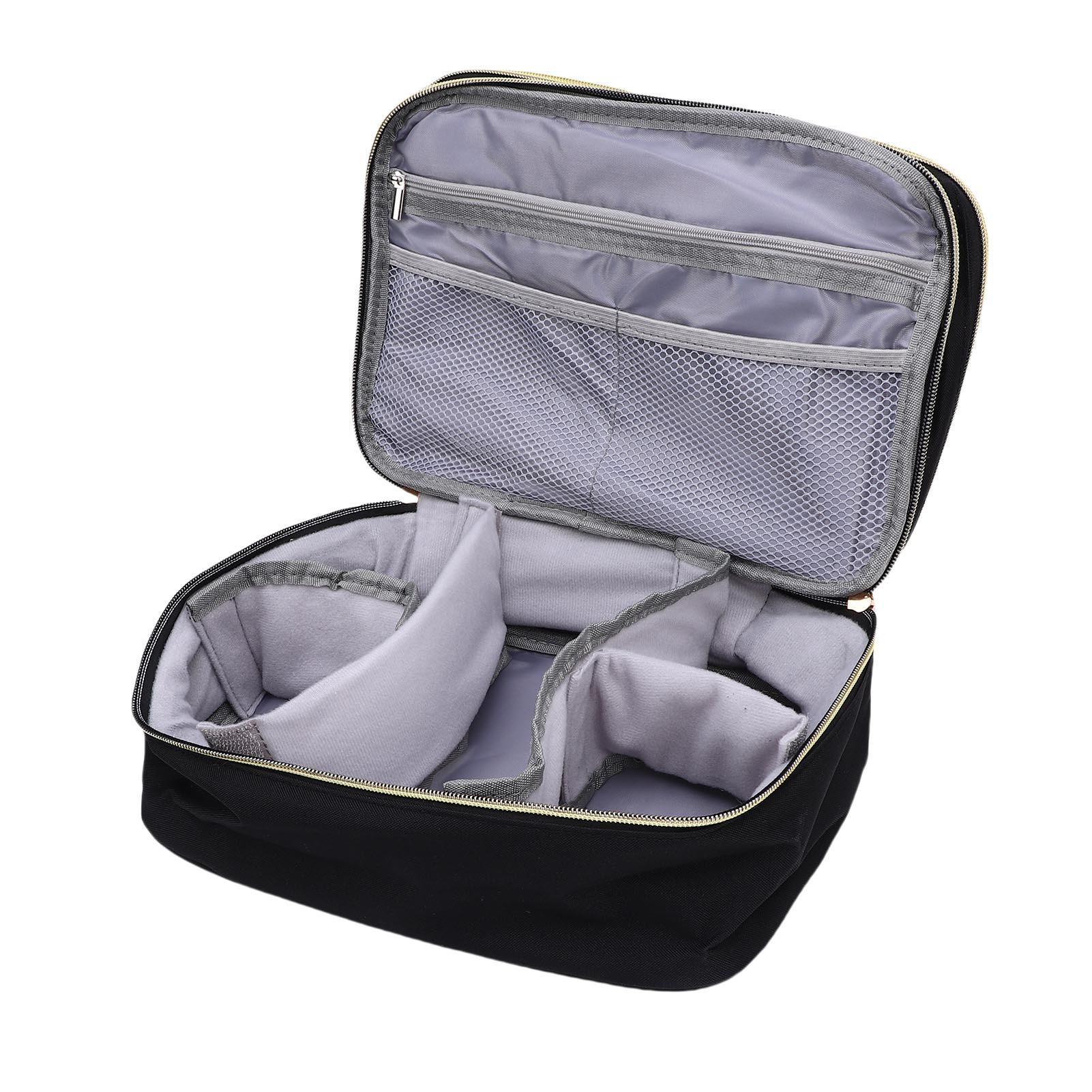 

Сумка для хранения швейных принадлежностей 2 слоя ткань Оксфорд сумка-органайзер для швейных аксессуаров с 4 съемными разделителями для