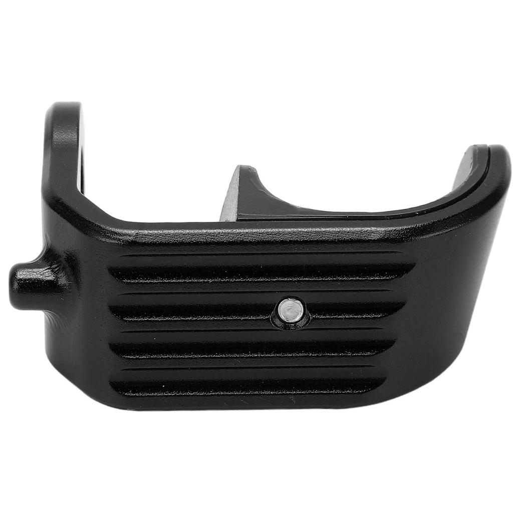 Bicycle E Shaped Buckle Aluminum Alloy Plastic Polished Lightweight Design Bicycle Hook E Buckle for BromptonBlack