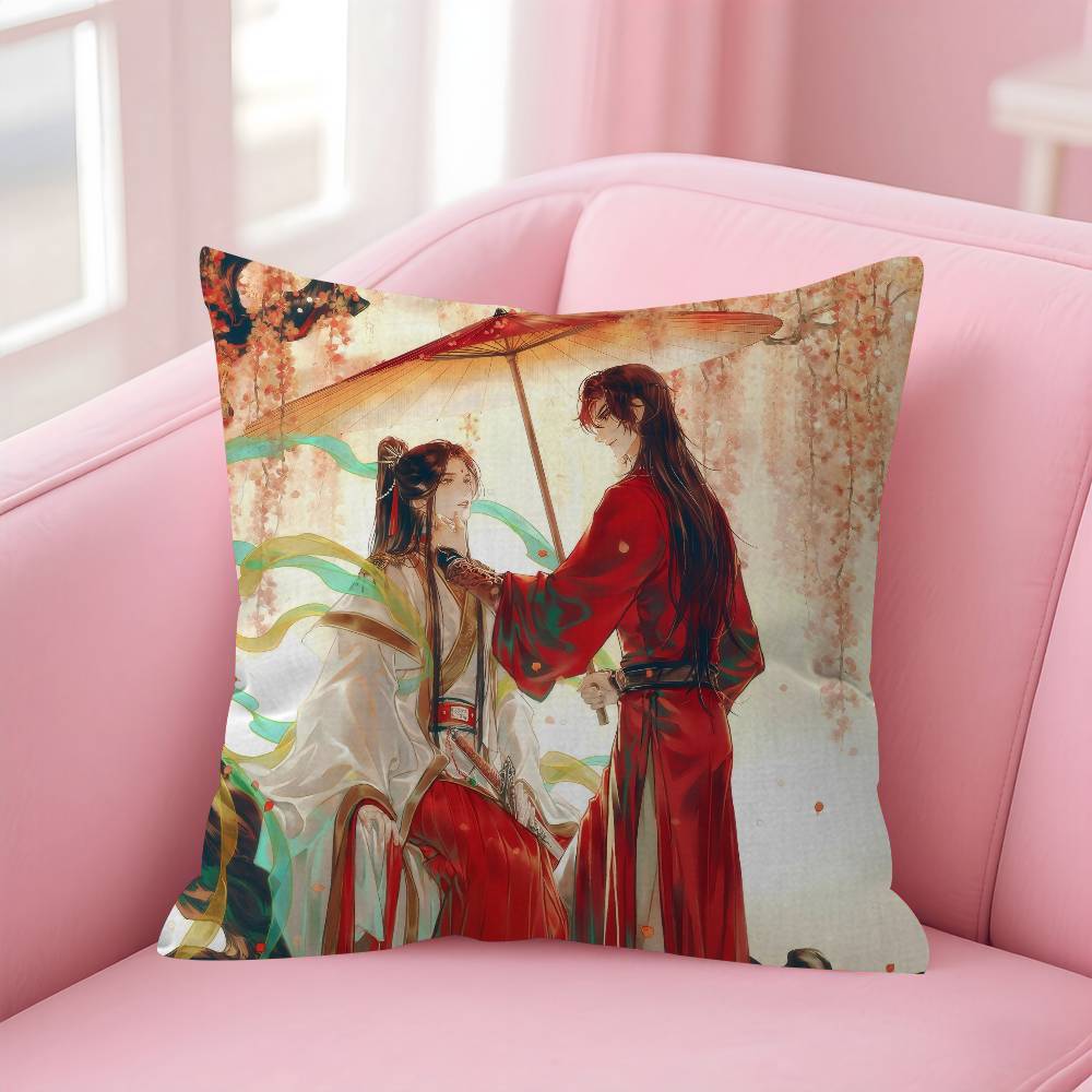 Anime Heavenly Officials Blessing Pillow Anime Pillow Sofa Bed Head Pillow Cover Cushion Cover Fashion