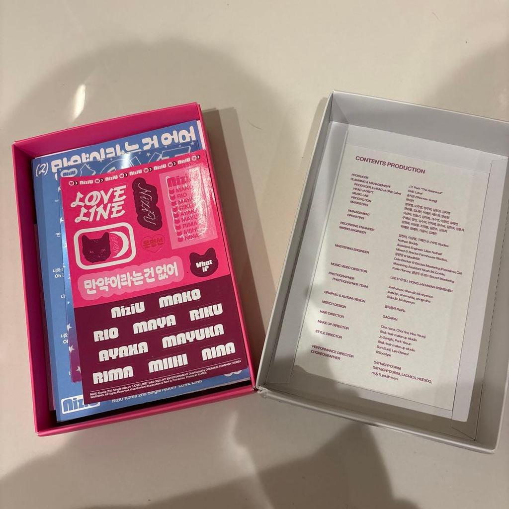 [USED] NiziU 2nd Single Album LOVE LINE Special Edition