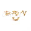 Salircon 4Pcs/Set Fashion Metal Irregular Geometric Open Finger Rings Women Punk Adjustable Gold Color Ring Couple Jewelry Gifts