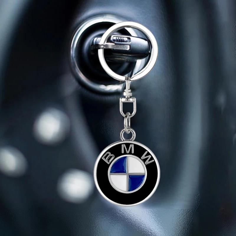 1Pcs 3D Metal Car Badge Keychain Zinc Alloy Keyrings Auto Accessories For BMW F15 F16 F18 E39 E46 E90 E36 E60 X3 X5 X6 M3 M4 M5 M6