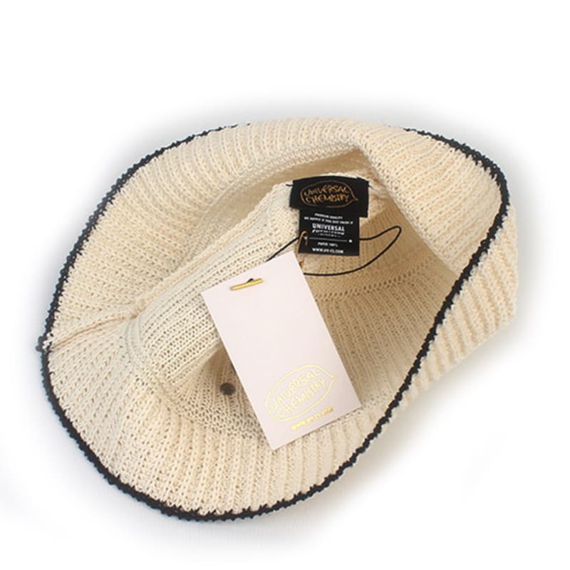 Universal Chemistry Summer Edge Ivory Knit Bucket Hat
