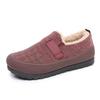 Fleece and Thickened Warm Women's Cotton Shoes, Flat Shoes, Cloth Shoes, Women's Anti-slip Shoes