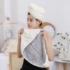 Quick-Drying Dry Head Hair Towel Towel Bath Hats with Button Microfiber Hair Drying Cap  Women