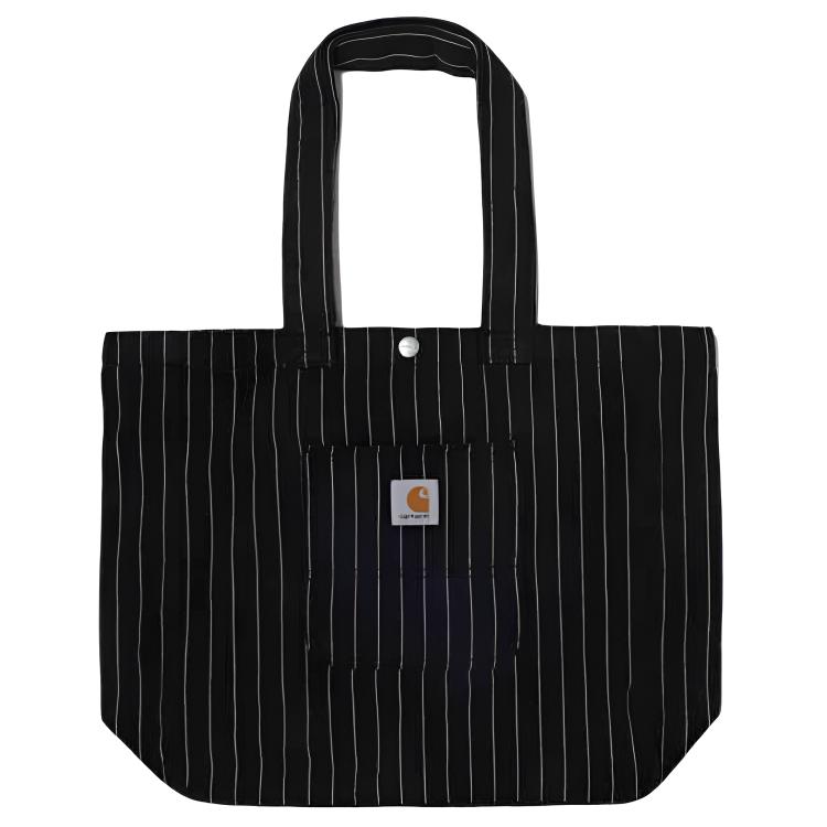 New Carhartt WIP Cotton Tote Bag, Shopping Bag, Handbag Men's Black CHXBGI034788O-BKU
