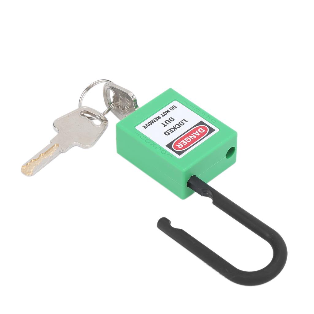 38mm 1.5in Sicherheitsvorhängeschloss Engineering Isolierung Staubdicht mit 2 Schlüsseln für Fabriken Baustellen Krankenhäuser