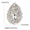 Luxury Rhinestone Crystal Gem Brooches for Women Unisex Creativity Pins Banquets Party Backpack Gifts Jewelry Accessories