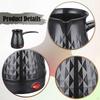 Electric Turkish Coffee Pot Warmer Anti Scald Dry Boil Protection Fast Brew with Handle Water