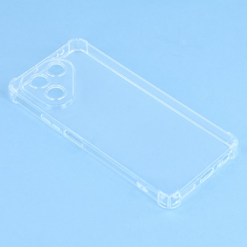 For TECNO Pova 7 4G Case Reinforced Four Corner Anti-Drop Clear TPU Phone Cover