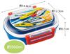 Skater Lunch 1 with Fluffy Meal Made in Plarail 24 Kids' Box, Tier, 360ml, Inner, Dome-Shaped, Container, Antibacterial, Japan, Series, QAF2BAAG-A