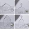 Polished House Glass Vase Glass Art Hydroponic Vase Ornament  Wedding Decor