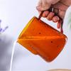 500ml Farbige Handgefertigte Glas Kaffeetasse Klare Glas Messkanne Mit Griff Milchkännchen Café Kännchen Saft Tee Kaffeetassen