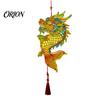 Portable Lantern Toy Chinese Dragon Fish Kit, DIY Coloring Crafts for Mid-Autumn Holiday Decoration Festival, Handmade Handheld Wooden Assembly