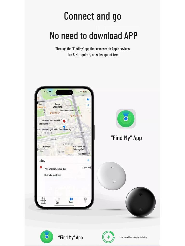 Smart GPS-lokalisator: Vanntett anti-tapsenhet for eldre og barn