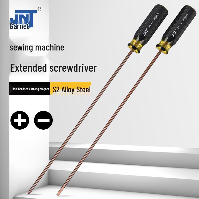 Industrial-Grade 5cm PH1 Extended Cross-Slotted Flat-Head Screwdriver S2 Steel Needle
