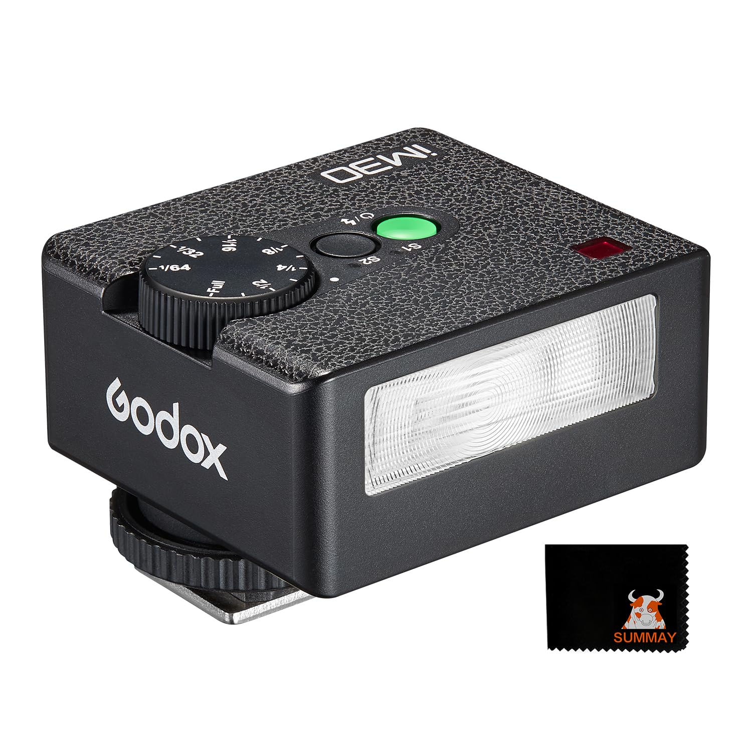 

GODOX IM30mini iFlash Single Contact Hot Shoe 7 Steps to 13 GN15 Flash Index 6500K±200K On-Camera Flash, Port, Steps,