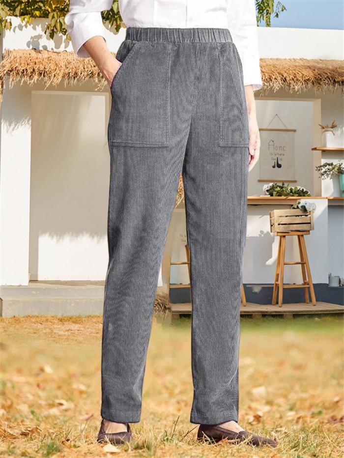 Women's Straight Leg Casual Pants In Multiple Colors