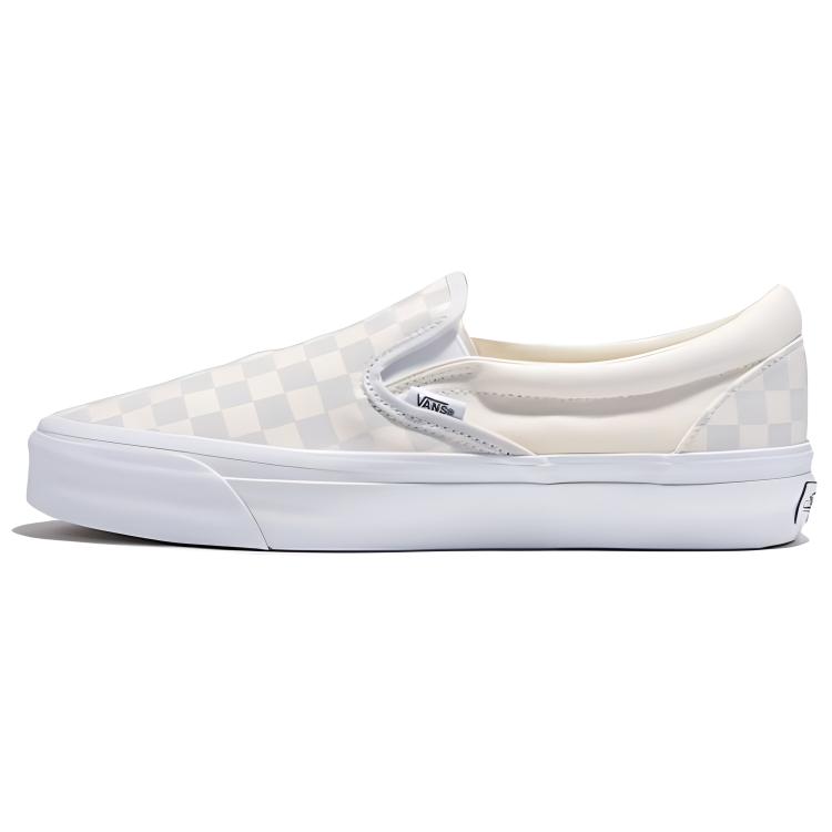 Vans Slip-On Series Comfortable Durable Low-Top Canvas Shoes Unisex Sneakers Beige VN000CSE7VF1 37