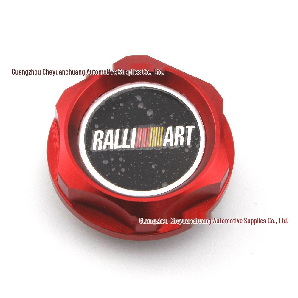 

Mitsubishi-Compatible Rallart Aluminum Oil Cap: Leakproof & High Temp Resistant