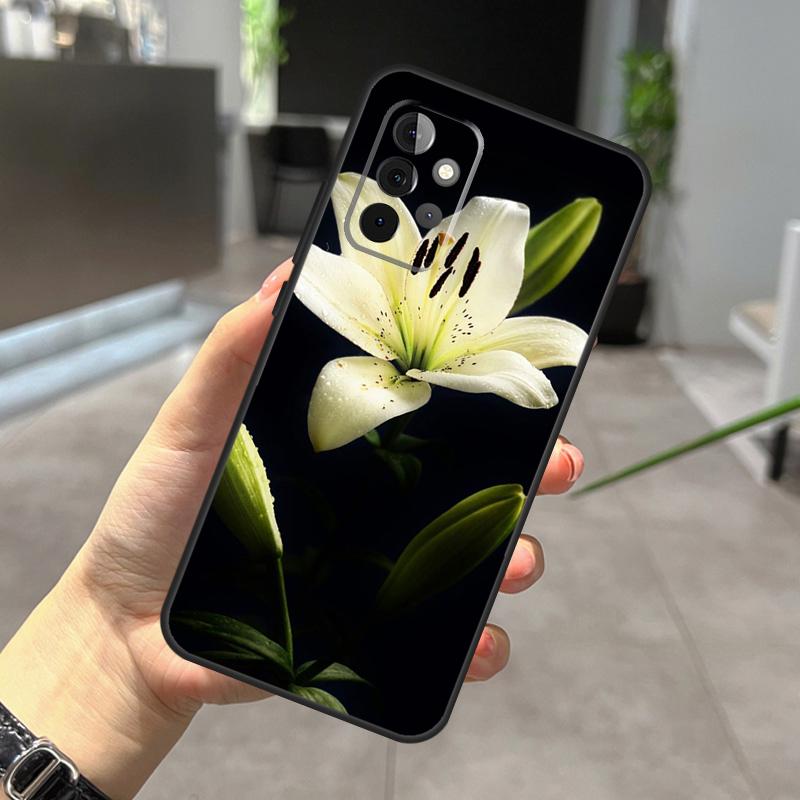 Lily Flowers Case For Samsung Galaxy A32 A12 A22 A52 A35 A26 A16 A05 A55 A15 A54 A34 A14 A56 A36 A13 A53
