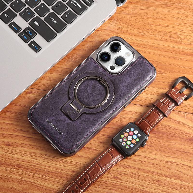 Suitable for Apple 13 Phone Case, Racket Stand, 14promax Leather, IPhone12 Full Cover, Anti-drop 11 Protective Case