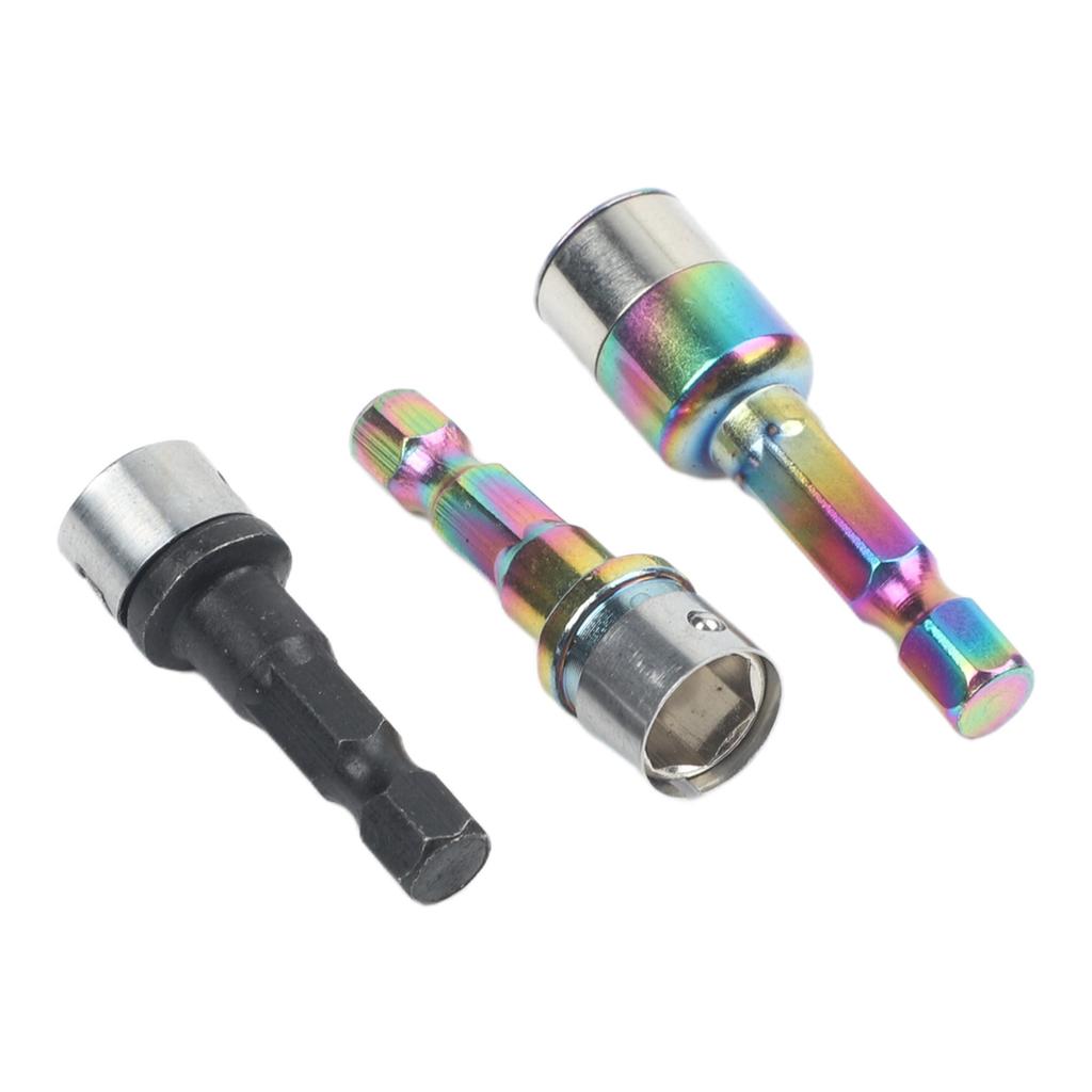 2pcs Or 3pc 8mm Hex Steel Ball Socket Bit High Torque Non Magnetic Quick Release Multimeter Herramientas Soldering Iron