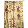 Egypt Pharaoh Yellow Mural Ancient Tulle Sheer Curtains for Living Room Decor Window Curtain for Bedroom Voile Organza Drapes