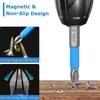 6/10Pcs Magnetic Screwdriver Bit Set Anti Slip Electric Drill Screw Driver Head Kit Impact Hand Tool PH1/PH2/PH3/PZ1/PZ2/PZ3