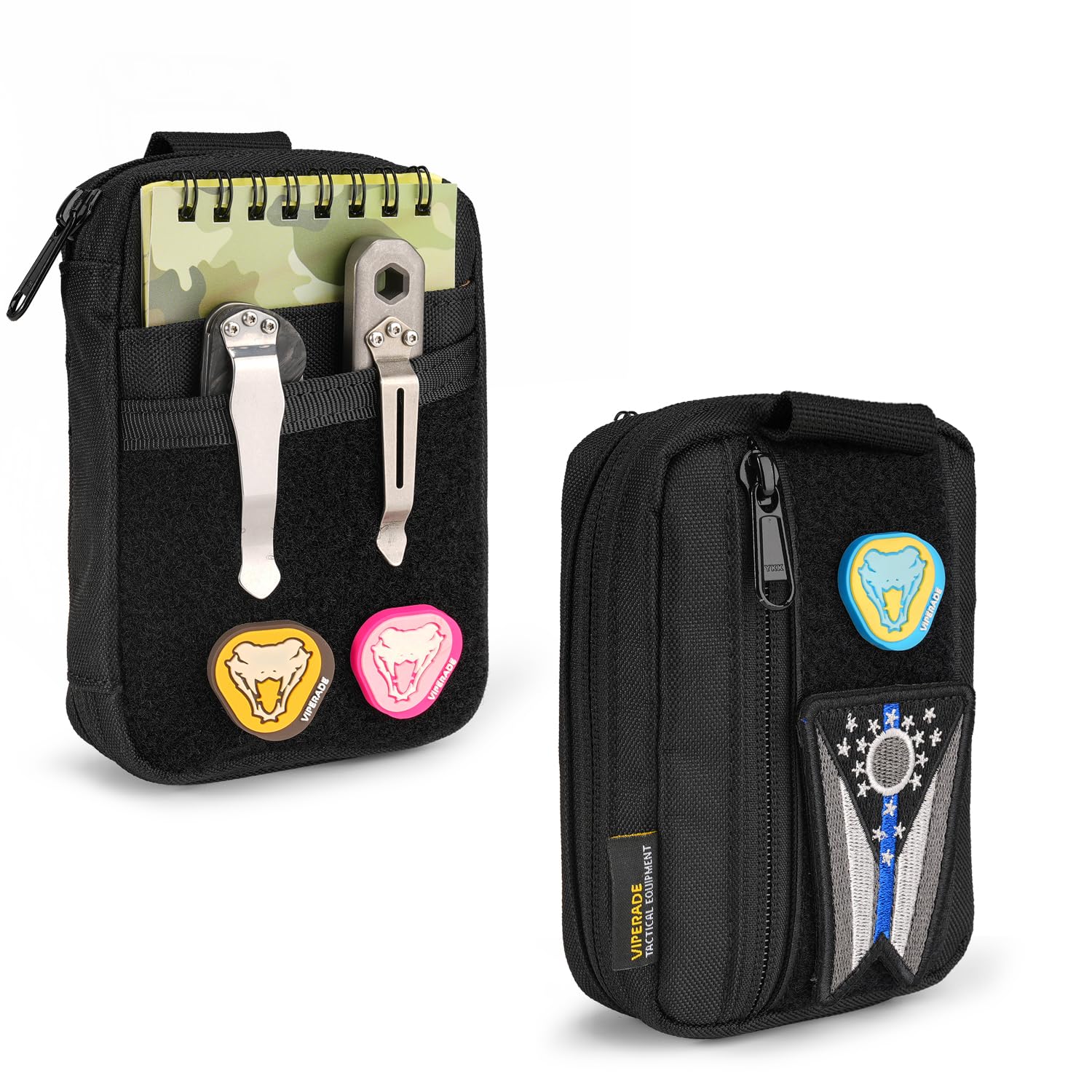 

VIPERADE VE26 EDC Маленький EDC Органайзер EDC Кишеньковий Органайзер для EDC Підсумок Органайзер Утилітарний Підсумок для Багатофункціонального EDC Підсумок Органайзер, Підсумок, Чоловіки, Інструменти, чорний