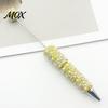 Artistic Writing Tools DIY Beadable Pen, Rhinestone Faux Pearl Ballpoint Fancy Glitter Creative Pen for Crafting, Student Stationery Office