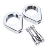 Motorcycle Turn Signal Relocation Bracket Fork Clamps 39mm Fork Indicator Bracket Replacement for XL1200 Dyna