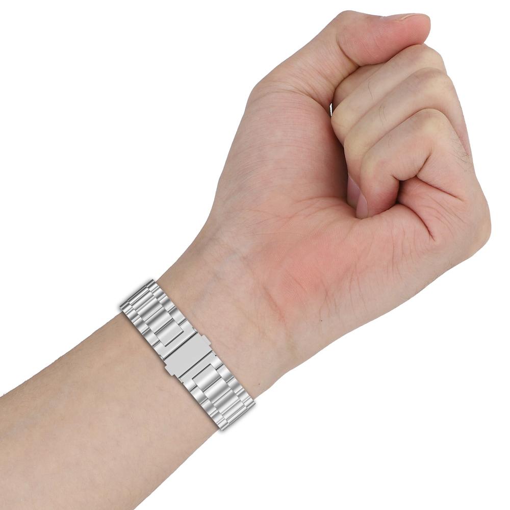 Pulseira de Metal de 3 Elos de Reposição para Rastreador Fitness Garmin Cirqa