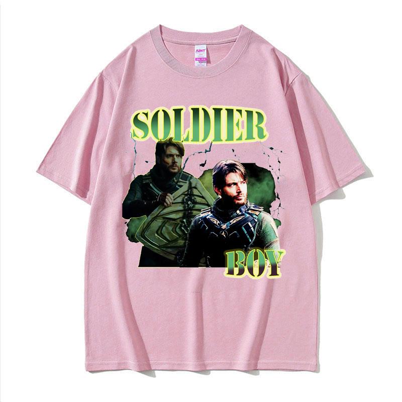 Beperkt The Soldier Boy Jensen Ackles Grafisch T-shirt Heren Mode Trending Oversized T-shirt Unisex Ronde Hals Katoenen T-shirt Tops