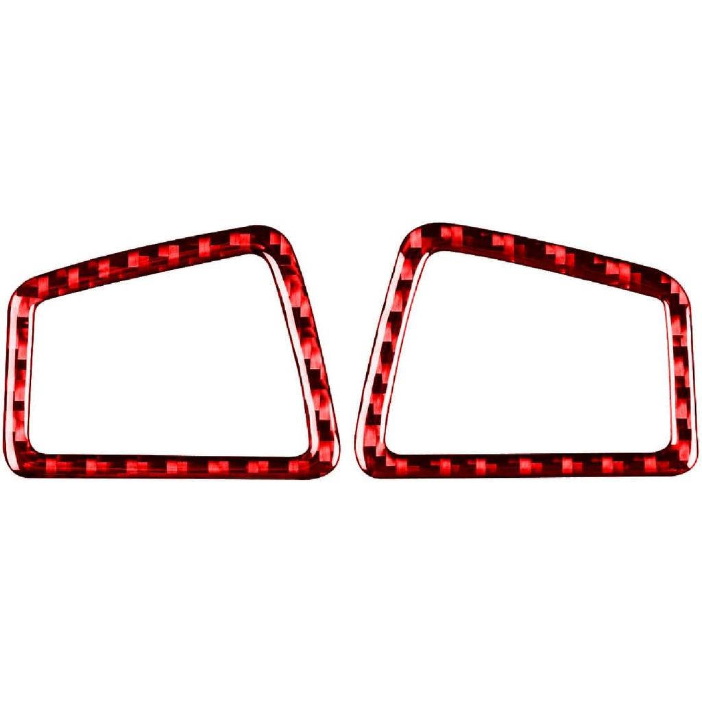 Real Carbon Fiber Car Central Navigation Screen Panel AC Outlet Vent Frame Sticker Compatible with Ford Explorer 2013 2014 2015 2016 2017 2018 2019