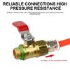 Female And Male Thread  Valves Stainless Steel Handle   Valves Water Gas Oil Switch Fitting Adapter Easy To Use