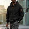 Men's Zip-Up Hooded Jacket with Raglan Sleeves for Fitness and Casual Wear