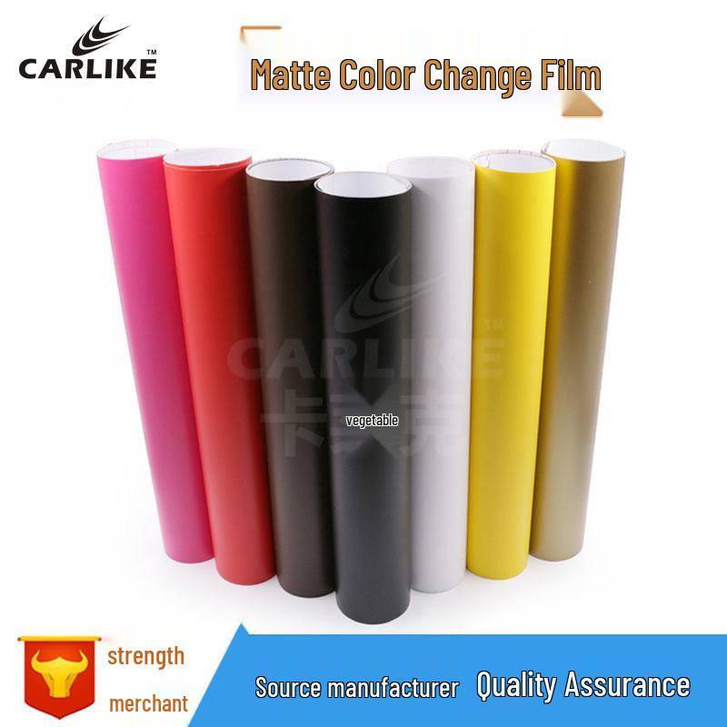 Matte Car Color Change Film & Interior Console Sticker - Personalized Full Body Modification Kit