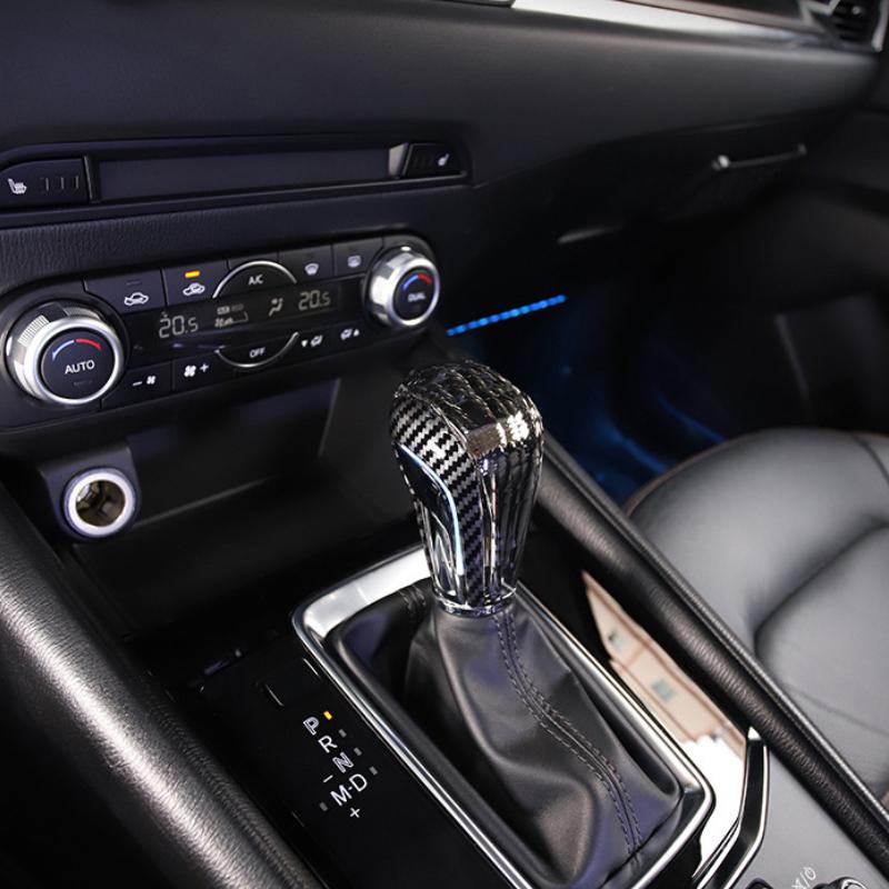 Crystal Gear Shift LED Is Suitable For Mazda CX-3/5/6/8 Seven Color Lighting Car Modification Parts Crystal LED Gear Head