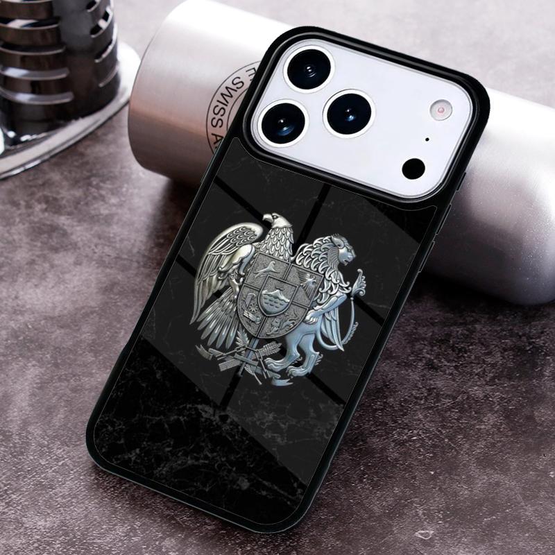 

Armenia russia Flag coat of arms Phone Case For iPhone 17 16 15 14 13 12 11 Pro Max Plus 17Air Soft Silicone Cover iPhone 13