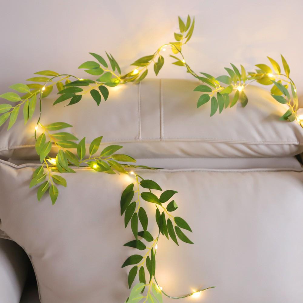 

2m 20-LED Artificial Willow Vine String Light Christmas Holiday Home Decor A