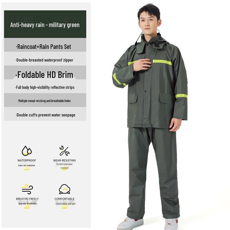 KarLot Reflective Knitted Rain Suit L-XXXXL