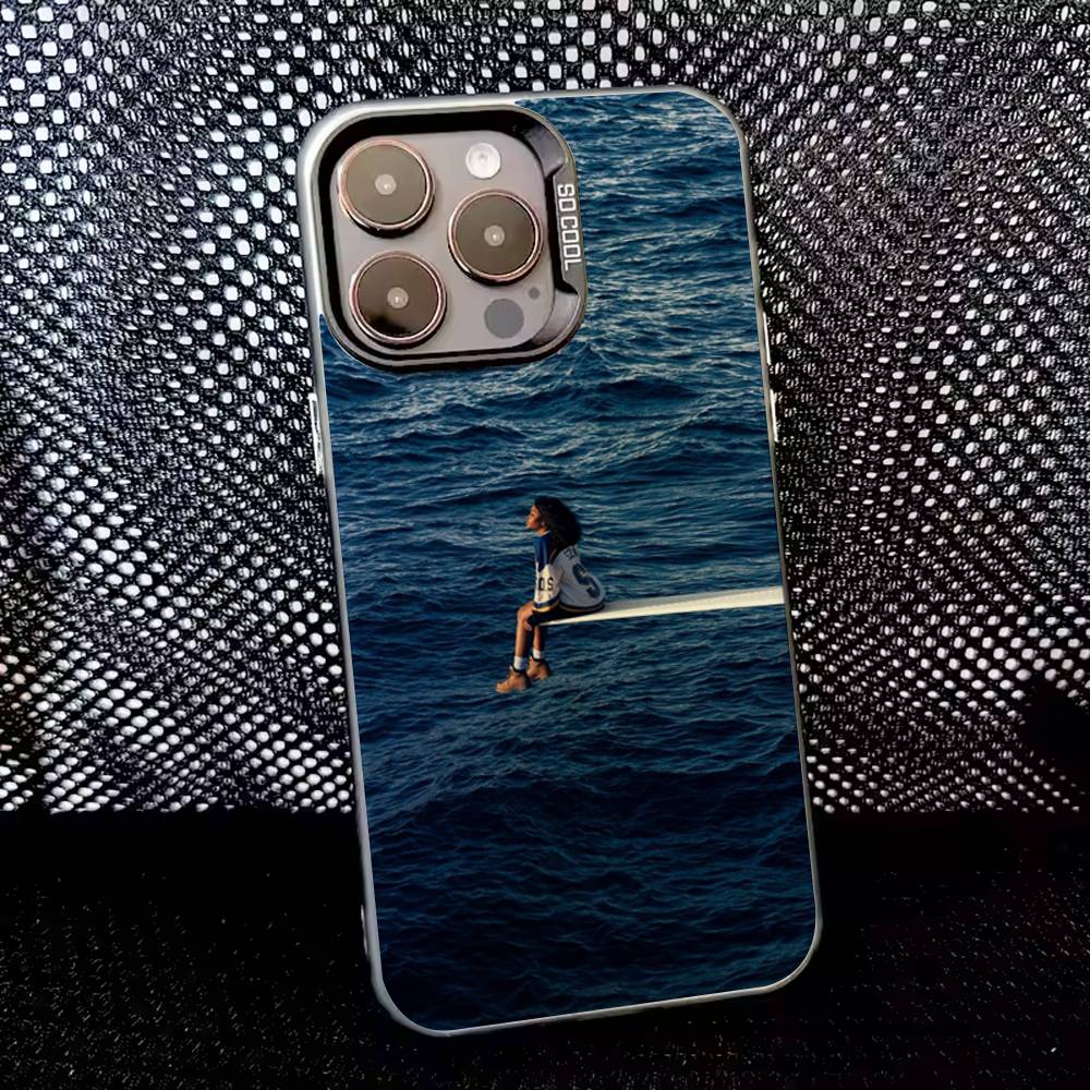 Singer S-SZA Lana Phone Case For iPhone 16,15,14,13,12,11,8,7,Pro,Max,Plus,Mini,XS,SE Anti Fall Black Matte Hard