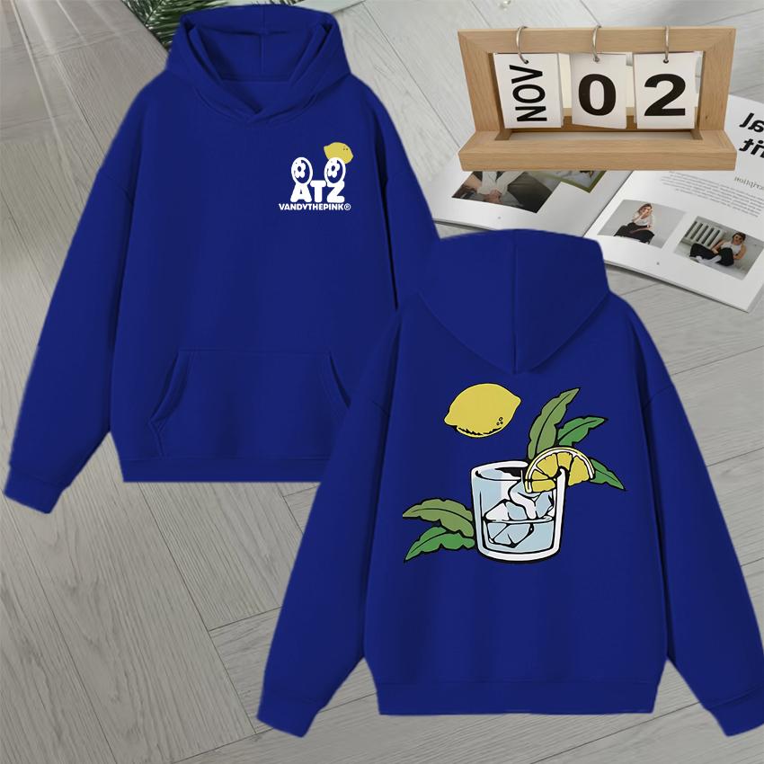 Hot Fashion Ateez Lemon Drop New Album Hoodies Men Women Casual Style Fleece Unisex High Quality Oversizcasual Sweatshirts