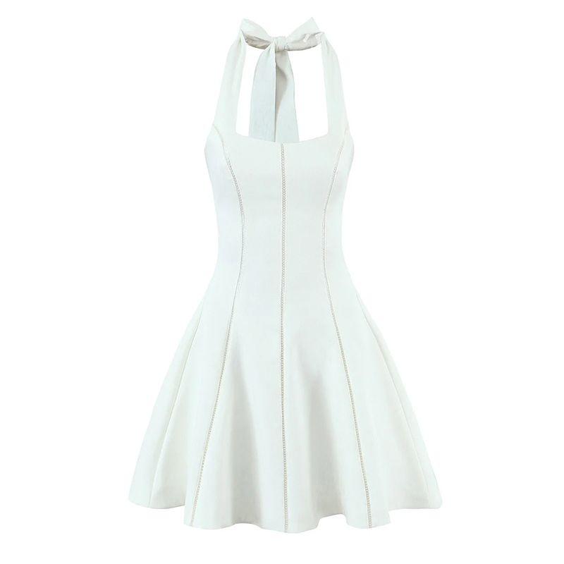 Love in Romania House Same Style Pure Desire Princess Style Slim fit Slimming Strap Hanging Neck Dress Guest dresses