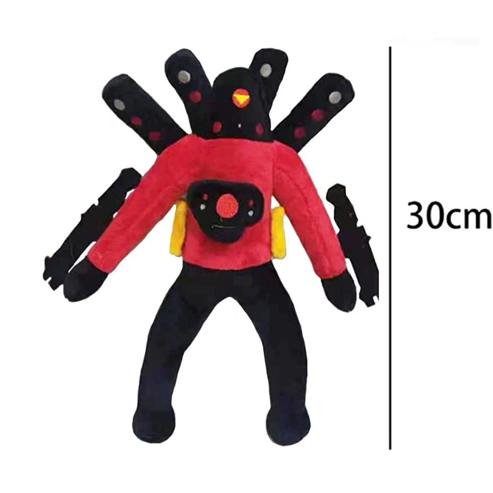 Toilet Titans Drill Man Upgrade TV Man Woman Cameraman  Clock Speaker Man Plush Stuffed Doll Soft Toy