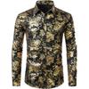 Fashion Comfortable 2024 New 3d Printed Floral Pattern Shirt Beach Sun Casual Slim Fit Fashion Mens Shirt Long Sleeve Shirt