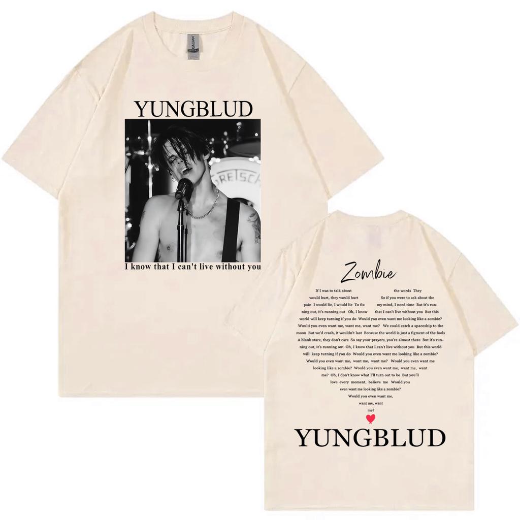 Singer Yungblud Concert Merch Tshirt Men Women Clothing High Quality Fashion Tshirts Summer Casual Cotton Short Sleeve T Shirt