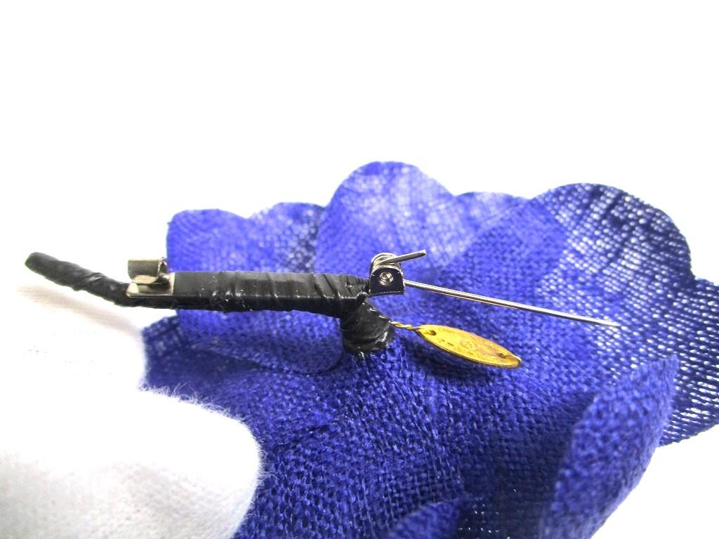 Authentic CHANEL Camelia Purple Fabric Corsage Brooch #b077  Seller refurbished