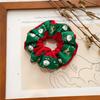 Christmas Ribbon Velvet Elastic Hair Ties for Women and Girls